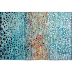 Premium Machine Washable Mayfield AMF1074 Blue 1'8" x 2'6" Rug