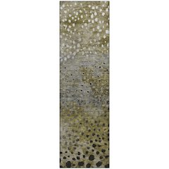 Premium Machine Washable Mayfield AMF1074 Brown 2'3" x 7'6" Runner Rug