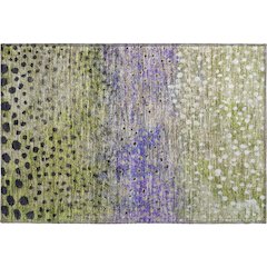 Premium Machine Washable Mayfield AMF1074 Green 1'8" x 2'6" Rug
