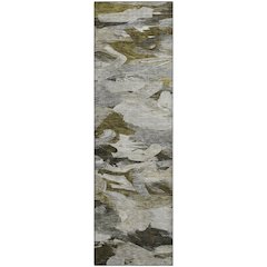 Premium Machine Washable Mayfield AMF1075 Granite 2'3" x 7'6" Runner Rug
