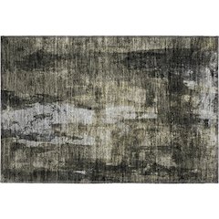 Premium Machine Washable Mayfield AMF1077 Charcoal 1'8" x 2'6" Rug