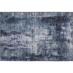 Premium Machine Washable Mayfield AMF1077 Navy 1'8" x 2'6" Rug