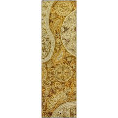 Premium Machine Washable Mayfield AMF1078 Terracotta 2'3" x 7'6" Runner Rug