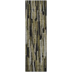 Premium Machine Washable Mayfield AMF1079 Brown 2'3" x 7'6" Runner Rug