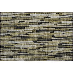 Premium Machine Washable Mayfield AMF1079 Brown 1'8" x 2'6" Rug