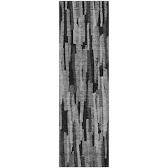 Premium Machine Washable Mayfield AMF1079 Gray 2'3" x 7'6" Runner Rug