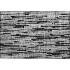 Premium Machine Washable Mayfield AMF1079 Gray 1'8" x 2'6" Rug