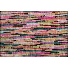 Premium Machine Washable Mayfield AMF1079 Pink 1'8" x 2'6" Rug