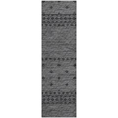 Premium Machine Washable Mayfield  Gray 2'3" x 7'6" Runner Rug