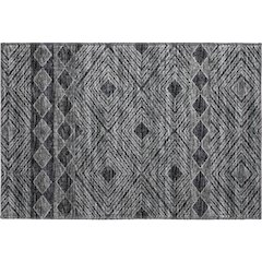 Premium Machine Washable Mayfield  Gray 1'8" x 2'6" Rug