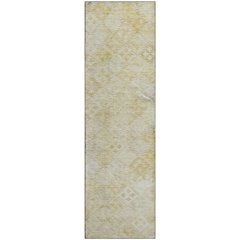 Premium Machine Washable Mayfield AMF1081 Linen 2'3" x 7'6" Runner Rug