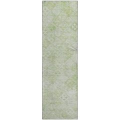 Premium Machine Washable Mayfield AMF1081 Sage 2'3" x 7'6" Runner Rug
