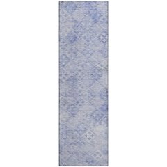 Premium Machine Washable Mayfield AMF1081 Sky 2'3" x 7'6" Runner Rug