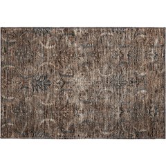 Premium Machine Washable Mayfield AMF1082 Fudge 1'8" x 2'6" Rug