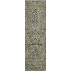 Premium Machine Washable Mayfield AMF1082 Taupe 2'3" x 7'6" Runner Rug