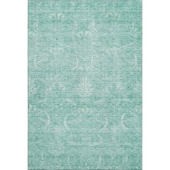Premium Machine Washable Mayfield AMF1083 Aqua 2'6" x 3'10" Rug