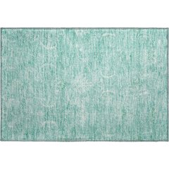 Premium Machine Washable Mayfield AMF1083 Aqua 1'8" x 2'6" Rug