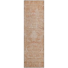 Premium Machine Washable Mayfield AMF1083 Salmon 2'3" x 7'6" Runner Rug
