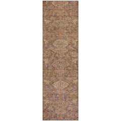Premium Machine Washable Mayfield AMF1084 Brown 2'3" x 7'6" Runner Rug