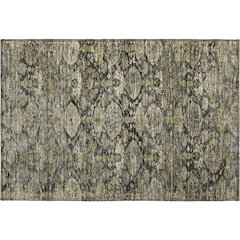 Premium Machine Washable Mayfield AMF1084 Charcoal 1'8" x 2'6" Rug