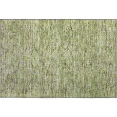 Premium Machine Washable Mayfield AMF1084 Green 1'8" x 2'6" Rug