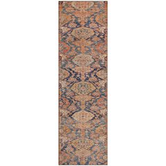 Premium Machine Washable Mayfield AMF1084 Terracotta 2'3" x 7'6" Runner Rug