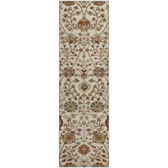 Premium Machine Washable Mayfield AMF1085 Ivory 2'3" x 7'6" Runner Rug