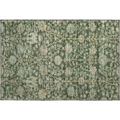 Premium Machine Washable Mayfield AMF1087 Green 1'8" x 2'6" Rug