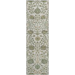 Premium Machine Washable Mayfield AMF1087 Ivory 2'3" x 7'6" Runner Rug