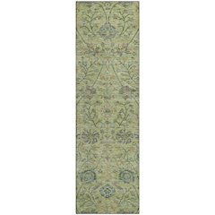 Premium Machine Washable Mayfield AMF1087 Mint 2'3" x 7'6" Runner Rug