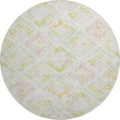 Premium Machine Washable Mayfield AMF1088 Pink 8' x 8' Round Rug