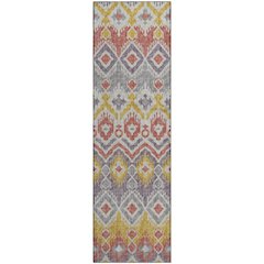 Premium Machine Washable Mayfield  Purple 2'3" x 7'6" Runner Rug