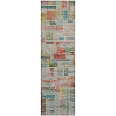 Premium Machine Washable Mayfield AMF1090 Paprika 2'3" x 7'6" Runner Rug