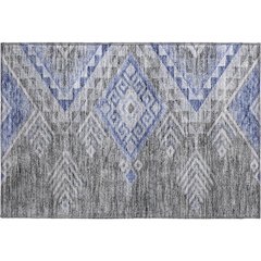 Premium Machine Washable Mayfield AMF1091 Pewter 1'8" x 2'6" Rug