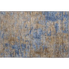 Premium Machine Washable Mayfield AMF1093 Navy 1'8" x 2'6" Rug
