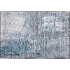 Premium Machine Washable Mayfield AMF1095 Blue 1'8" x 2'6" Rug