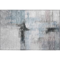 Premium Machine Washable Mayfield AMF1097 Blue 1'8" x 2'6" Rug