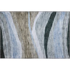 Premium Machine Washable Mayfield AMF1098 Brown 1'8" x 2'6" Rug