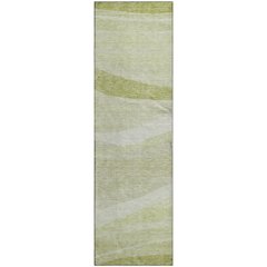 Premium Machine Washable Mayfield AMF1099 Aloe 2'3" x 7'6" Runner Rug