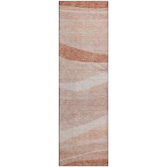 Premium Machine Washable Mayfield AMF1099 Salmon 2'3" x 7'6" Runner Rug