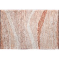 Premium Machine Washable Mayfield AMF1099 Salmon 1'8" x 2'6" Rug
