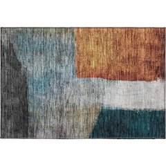 Premium Machine Washable Mayfield AMF1100 Copper 1'8" x 2'6" Rug