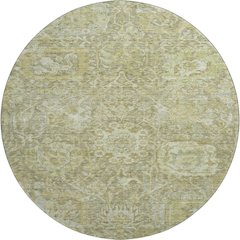 Premium Machine Washable Mayfield AMF1101 Sage 8' x 8' Round Rug