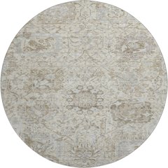 Premium Machine Washable Mayfield AMF1102 Ivory 8' x 8' Round Rug