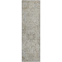 Premium Machine Washable Mayfield AMF1102 Ivory 2'3" x 7'6" Runner Rug