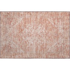 Premium Machine Washable Mayfield AMF1104 Coral 1'8" x 2'6" Rug