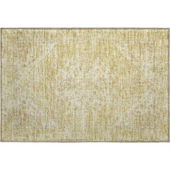 Premium Machine Washable Mayfield AMF1104 Gold 1'8" x 2'6" Rug