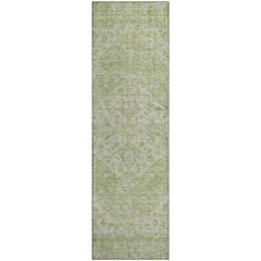Premium Machine Washable Mayfield AMF1104 Sage 2'3" x 7'6" Runner Rug