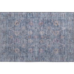 Premium Machine Washable Mayfield AMF1106 Blue 1'8" x 2'6" Rug