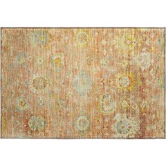Premium Machine Washable Mayfield AMF1107 Coral 1'8" x 2'6" Rug